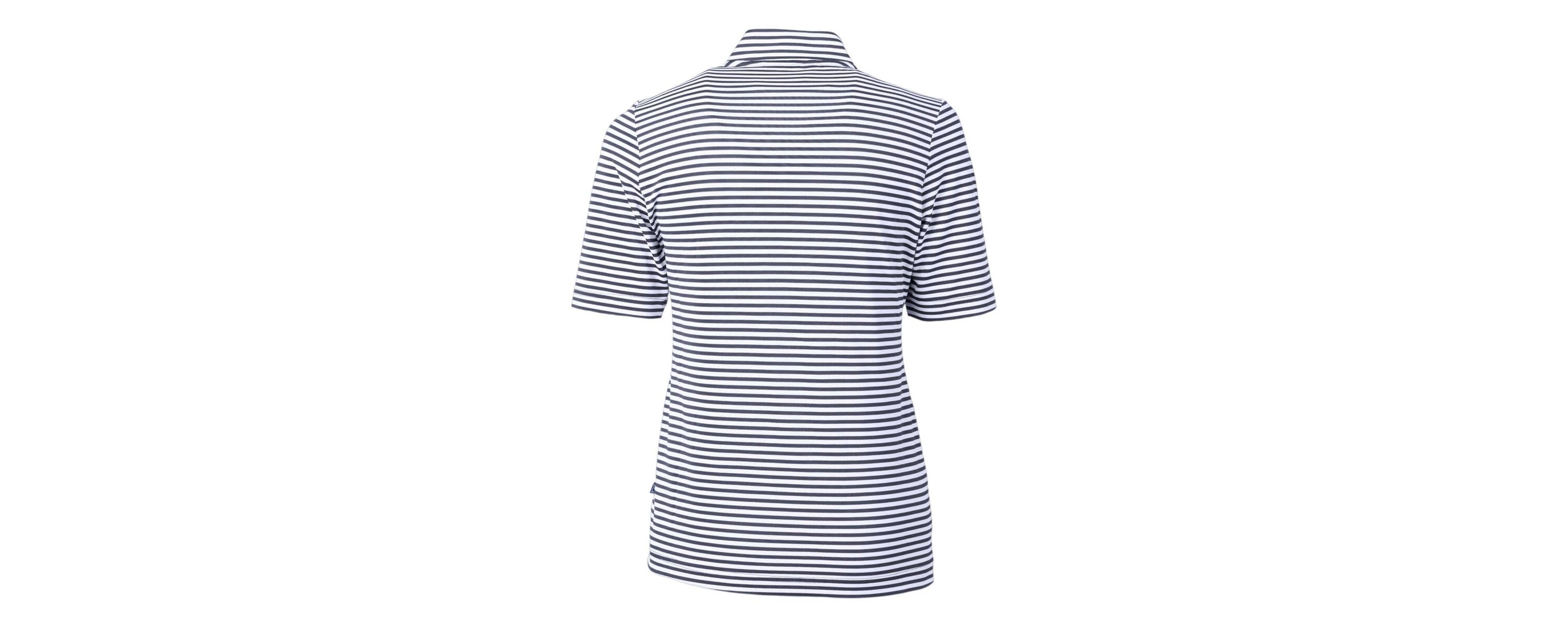 Syracuse Orange NCAA Syracuse DryTec Virtue Eco Pique Stripe Recycled Polo