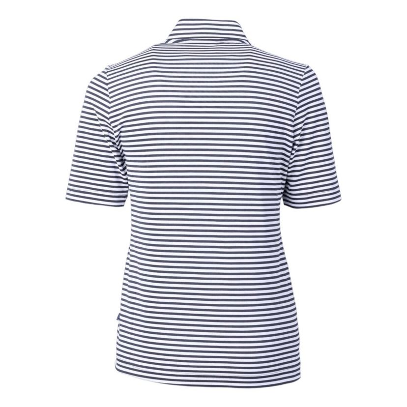 Syracuse Orange NCAA Syracuse DryTec Virtue Eco Pique Stripe Recycled Polo