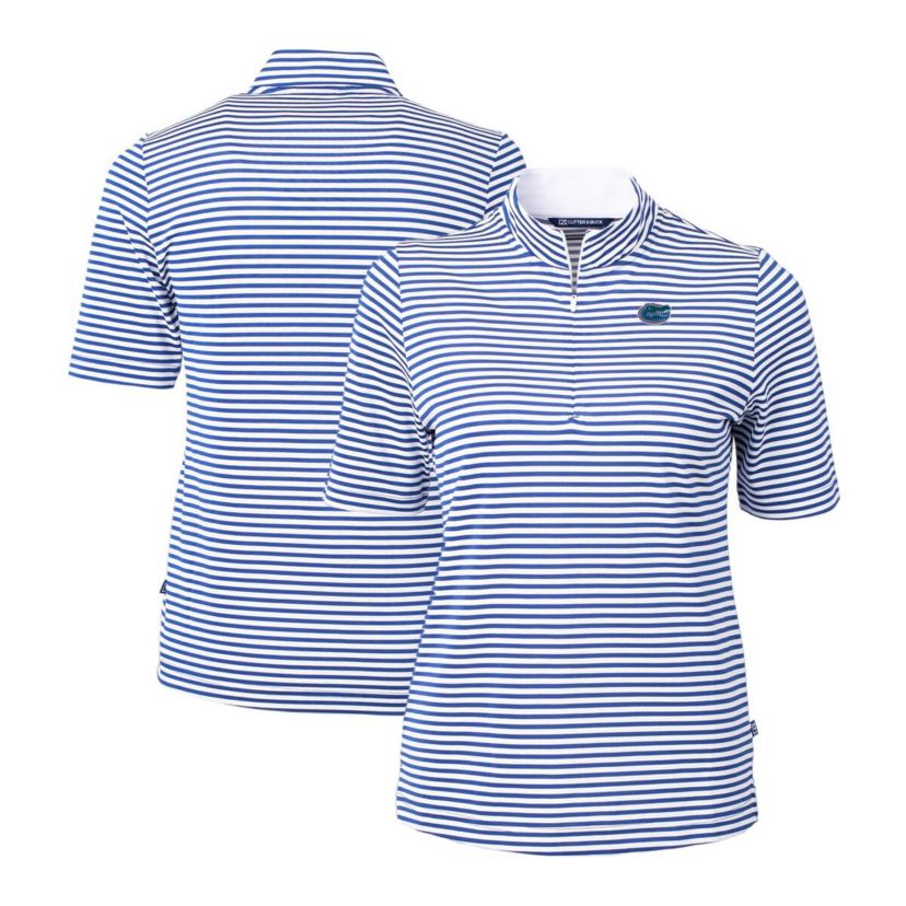 NCAA Florida Gators DryTec Virtue Eco Pique Stripe Recycled Polo