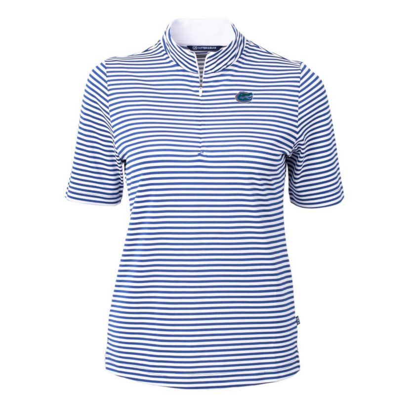 NCAA Florida Gators DryTec Virtue Eco Pique Stripe Recycled Polo