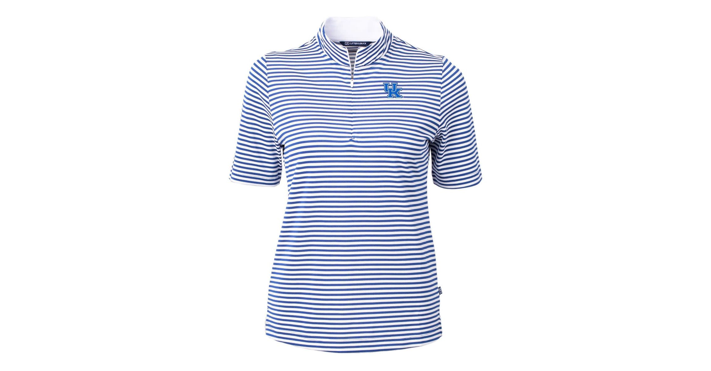 NCAA Kentucky Wildcats DryTec Virtue Eco Pique Stripe Recycled Polo