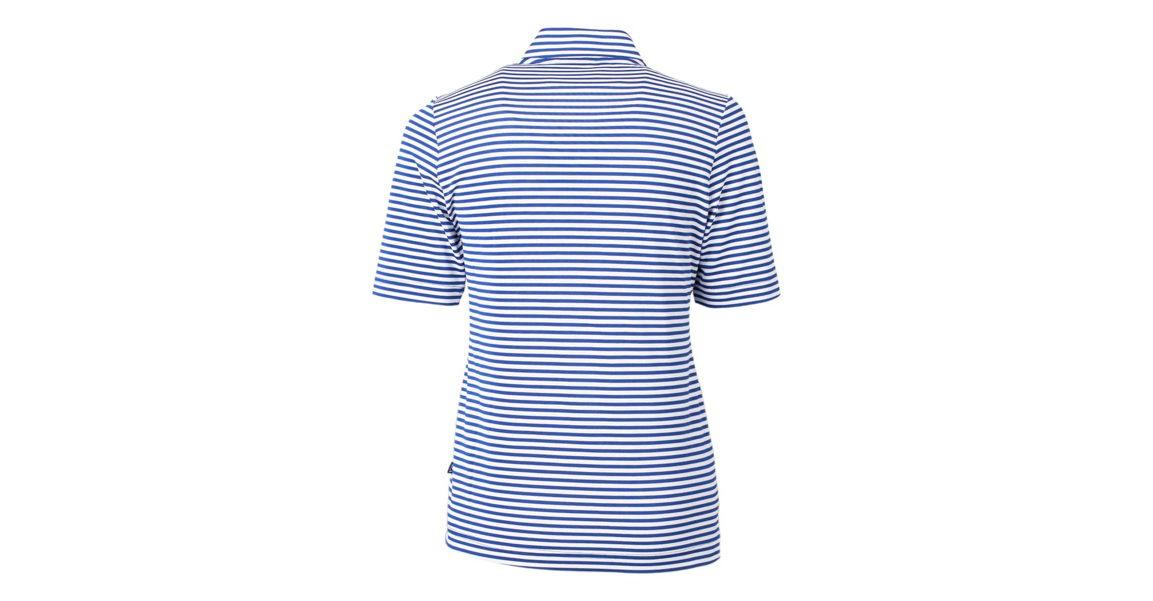 NCAA Kentucky Wildcats DryTec Virtue Eco Pique Stripe Recycled Polo