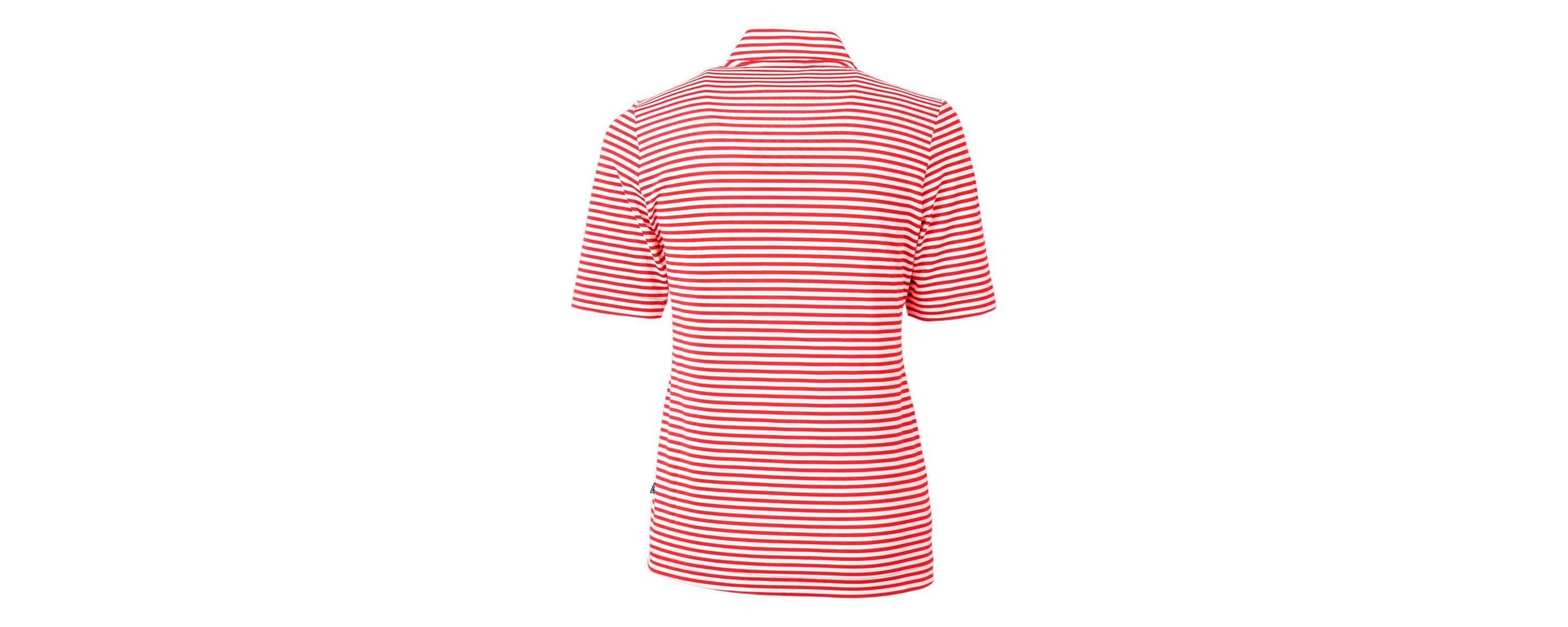 NCAA Ohio State Buckeyes DryTec Virtue Eco Pique Stripe Recycled Polo
