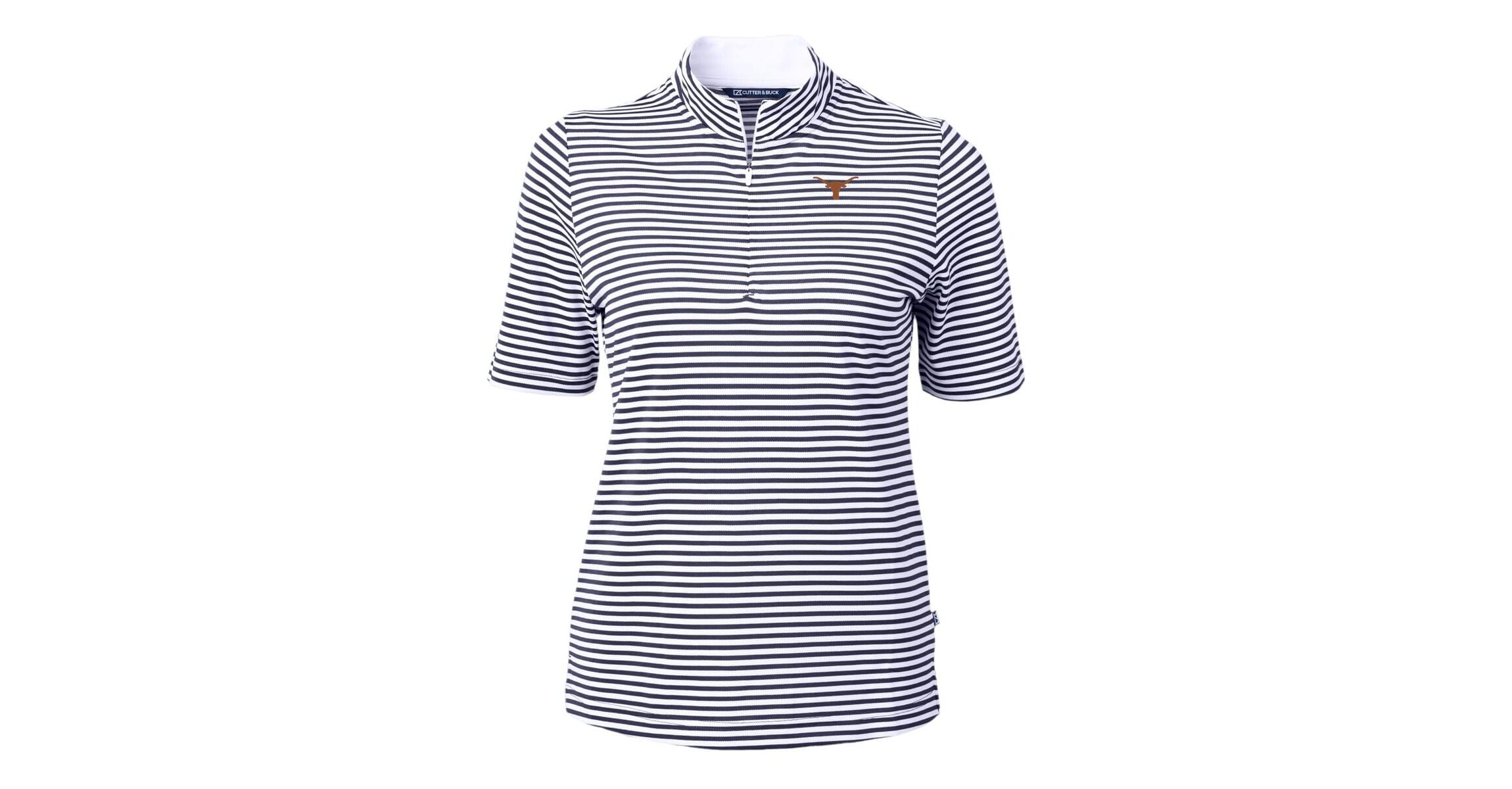 NCAA Texas Longhorns DryTec Virtue Eco Pique Stripe Recycled Polo