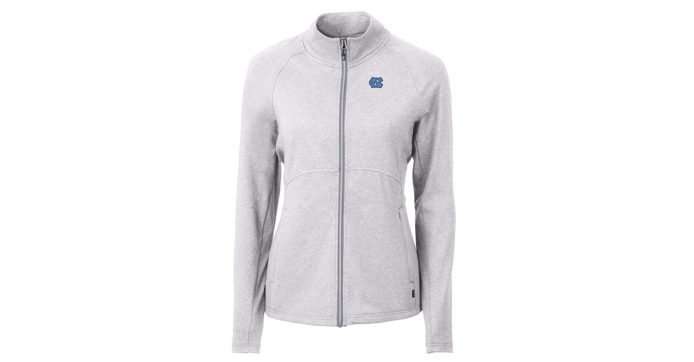 NCAA Heather North Carolina Tar Heels Adapt Eco Knit Heather Recycled Full-Zip Jacket