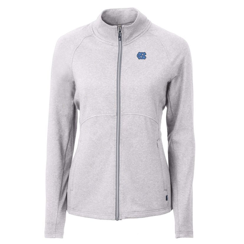 NCAA Heather North Carolina Tar Heels Adapt Eco Knit Heather Recycled Full-Zip Jacket