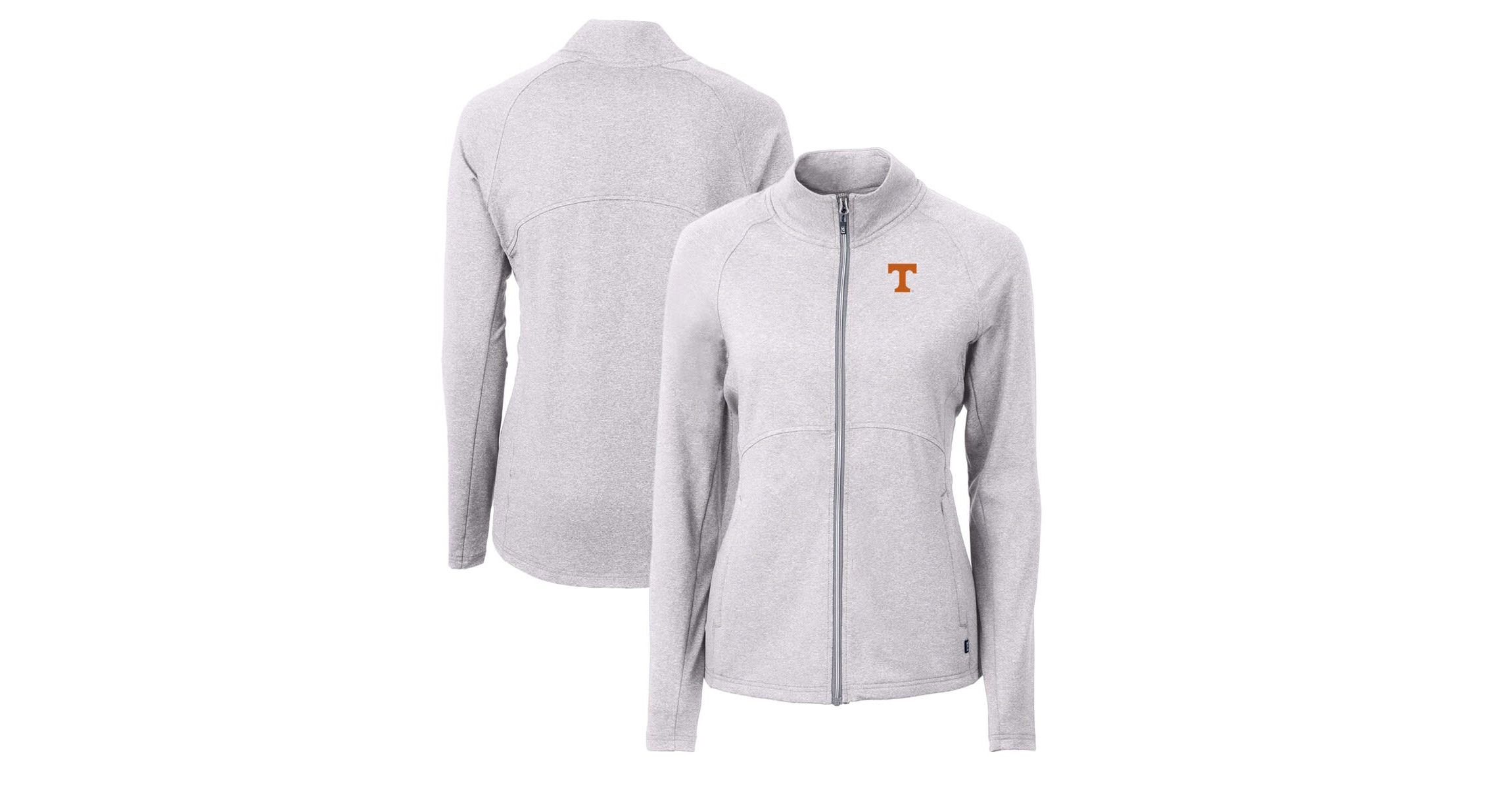 NCAA Heather Tennessee Volunteers Adapt Eco Knit Heather Recycled Full-Zip Jacket