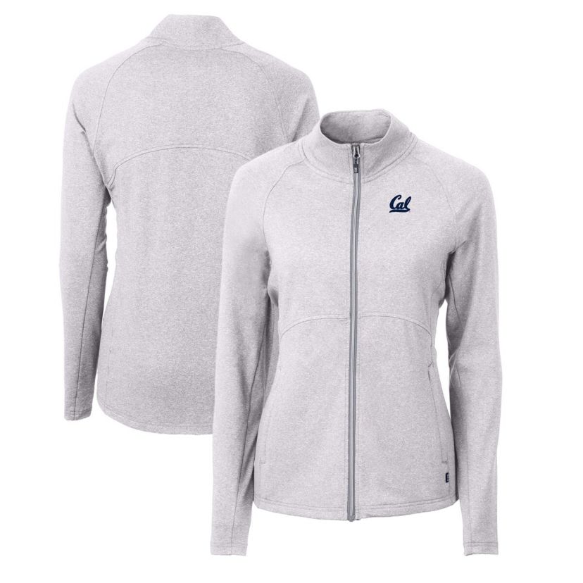 California Golden Bears NCAA Heather Cal Bears Adapt Eco Knit Heather Recycled Full-Zip Jacket
