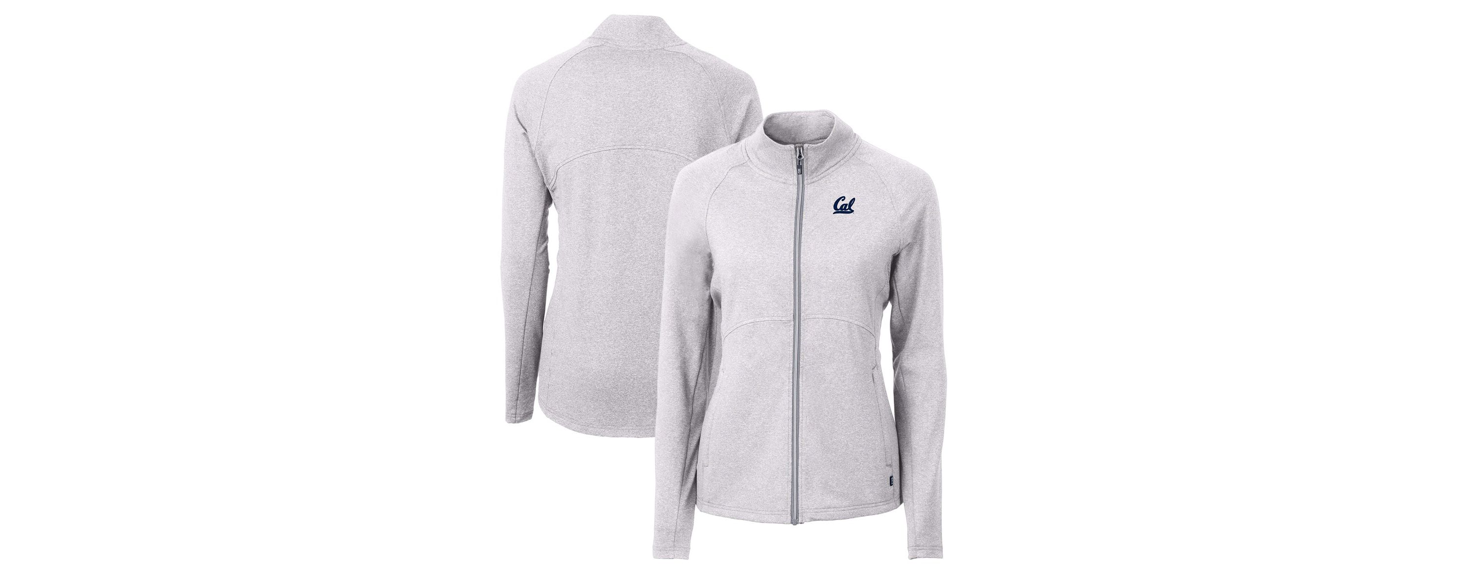 California Golden Bears NCAA Heather Cal Bears Adapt Eco Knit Heather Recycled Full-Zip Jacket