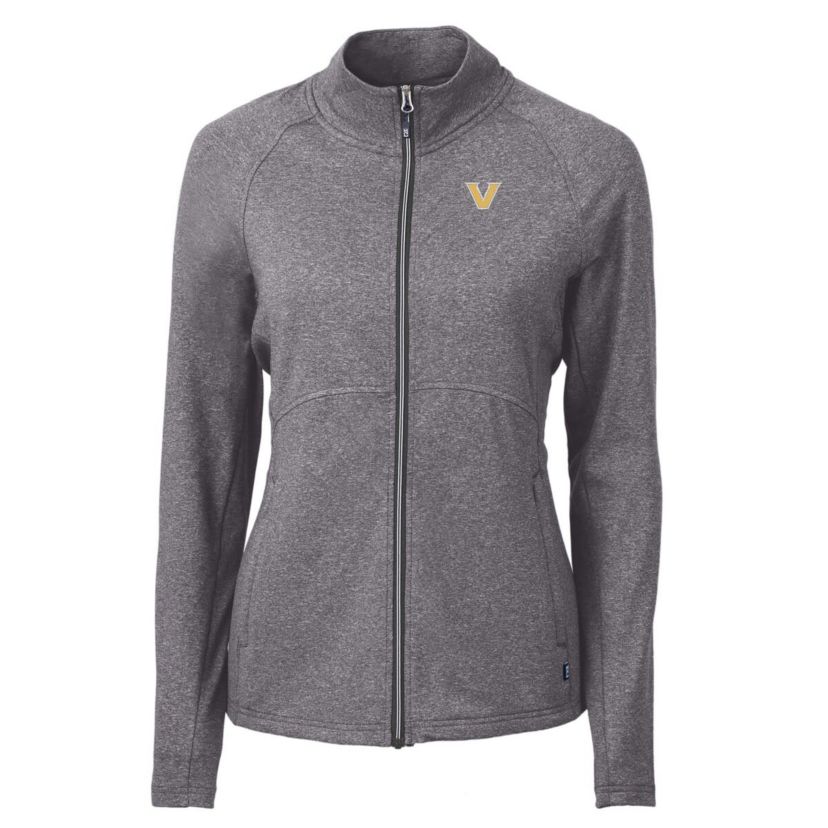 NCAA Heather Vanderbilt Commodores Adapt Eco Knit Heather Recycled Full-Zip Jacket