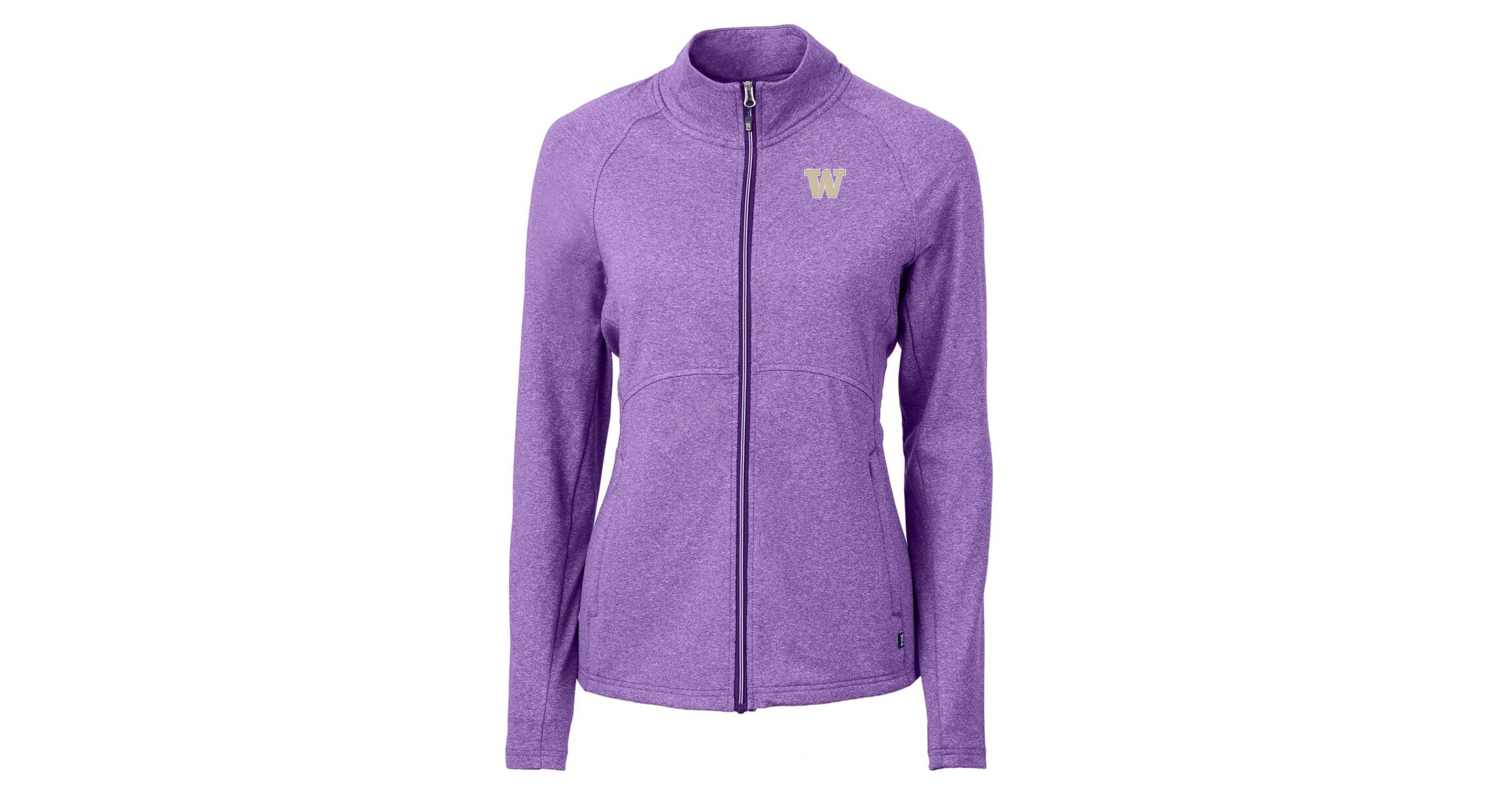 NCAA Heather Washington Huskies Adapt Eco Knit Heather Recycled Full-Zip Jacket