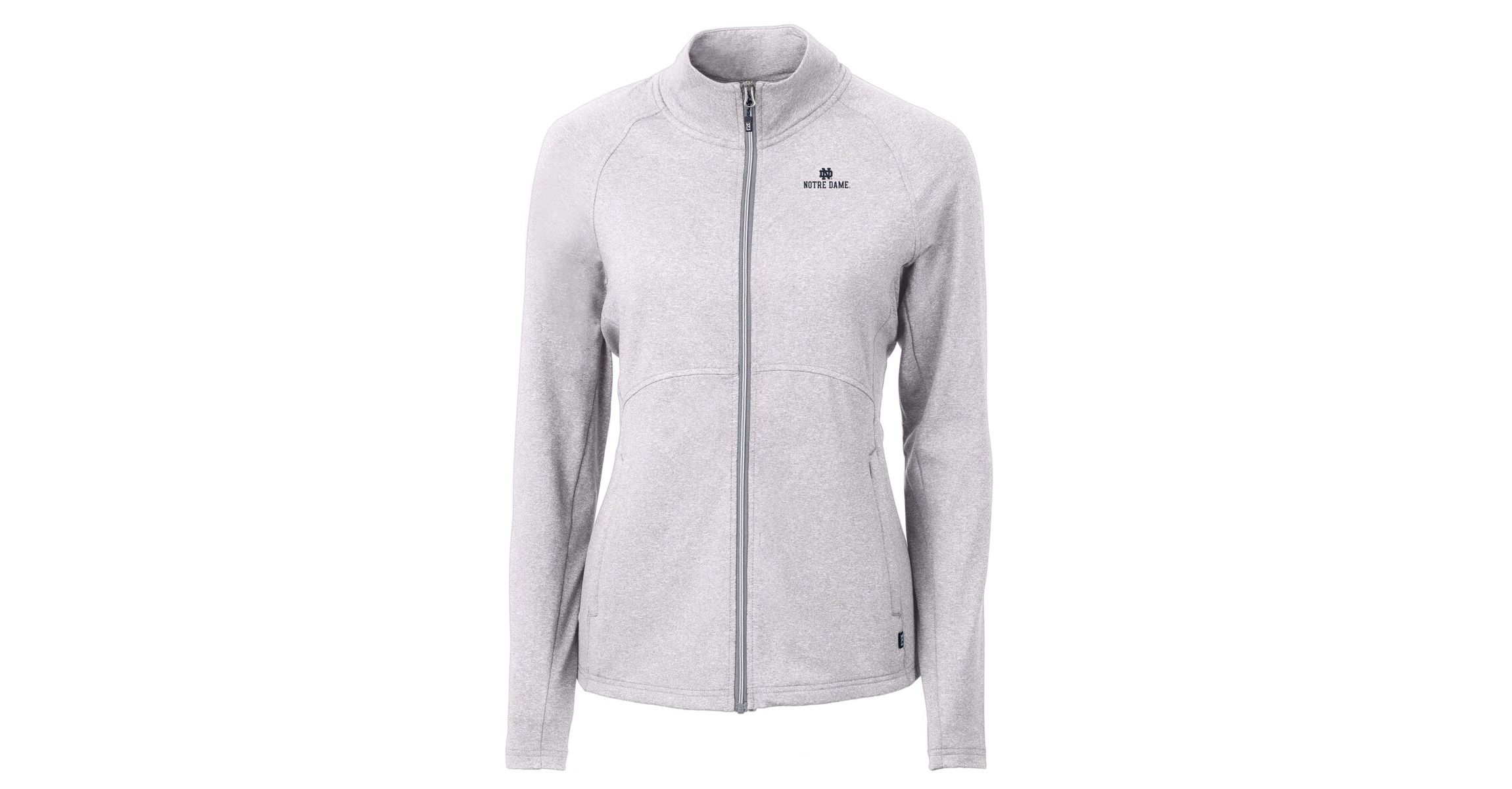 NCAA Heather Notre Dame Fighting Irish Adapt Eco Knit Heather Recycled Full-Zip Jacket