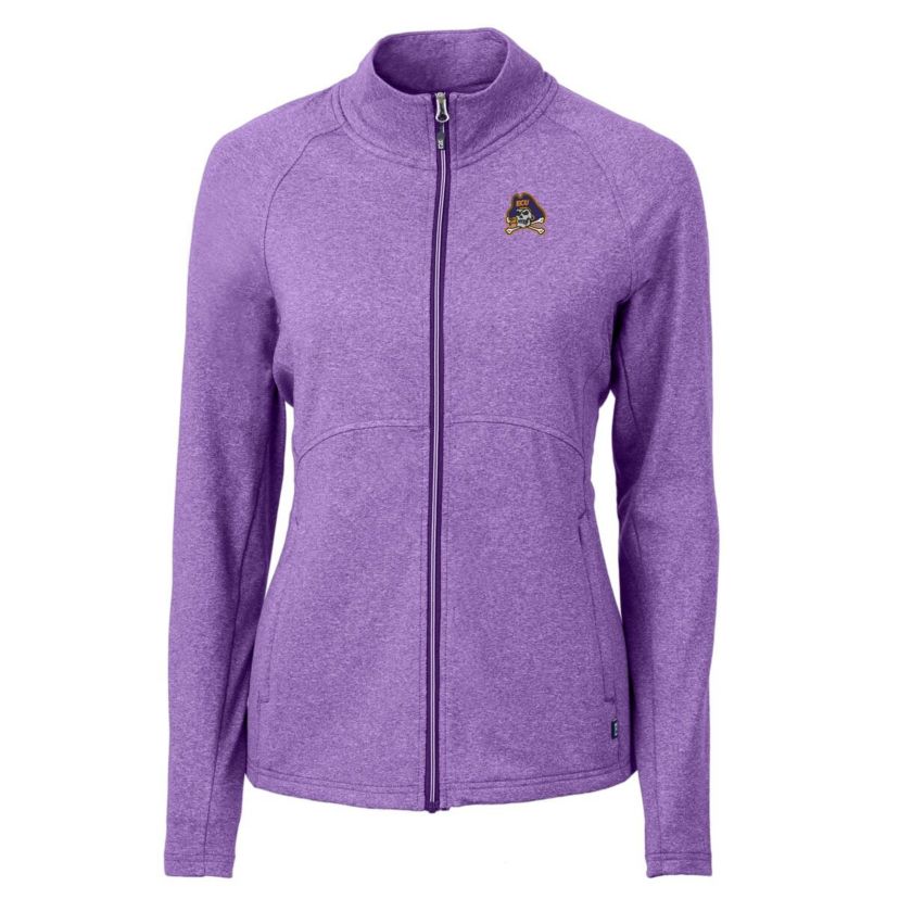 East Carolina Pirates NCAA Heather ECU Pirates Adapt Eco Knit Heather Recycled Full-Zip Jacket
