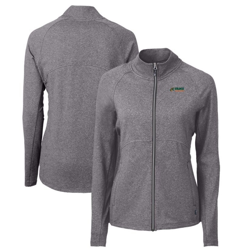 NCAA Heather Florida A&M Rattlers Adapt Eco Knit Heather Recycled Full-Zip Jacket