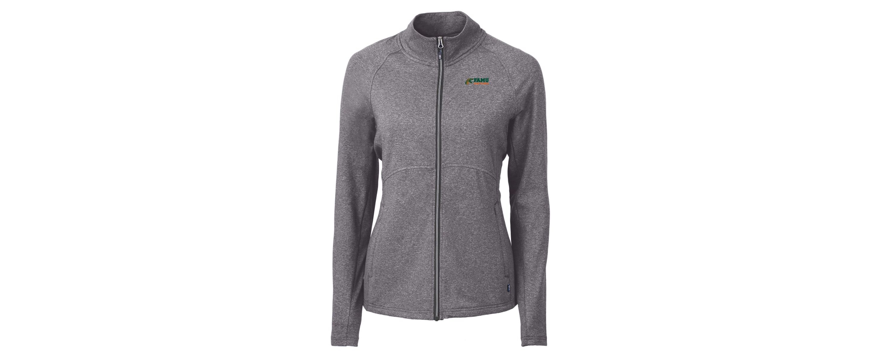 NCAA Heather Florida A&M Rattlers Adapt Eco Knit Heather Recycled Full-Zip Jacket