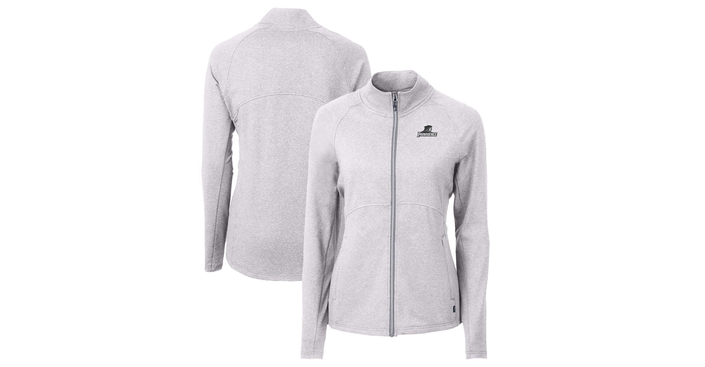 NCAA Heather Providence Friars Adapt Eco Knit Heather Recycled Full-Zip Jacket