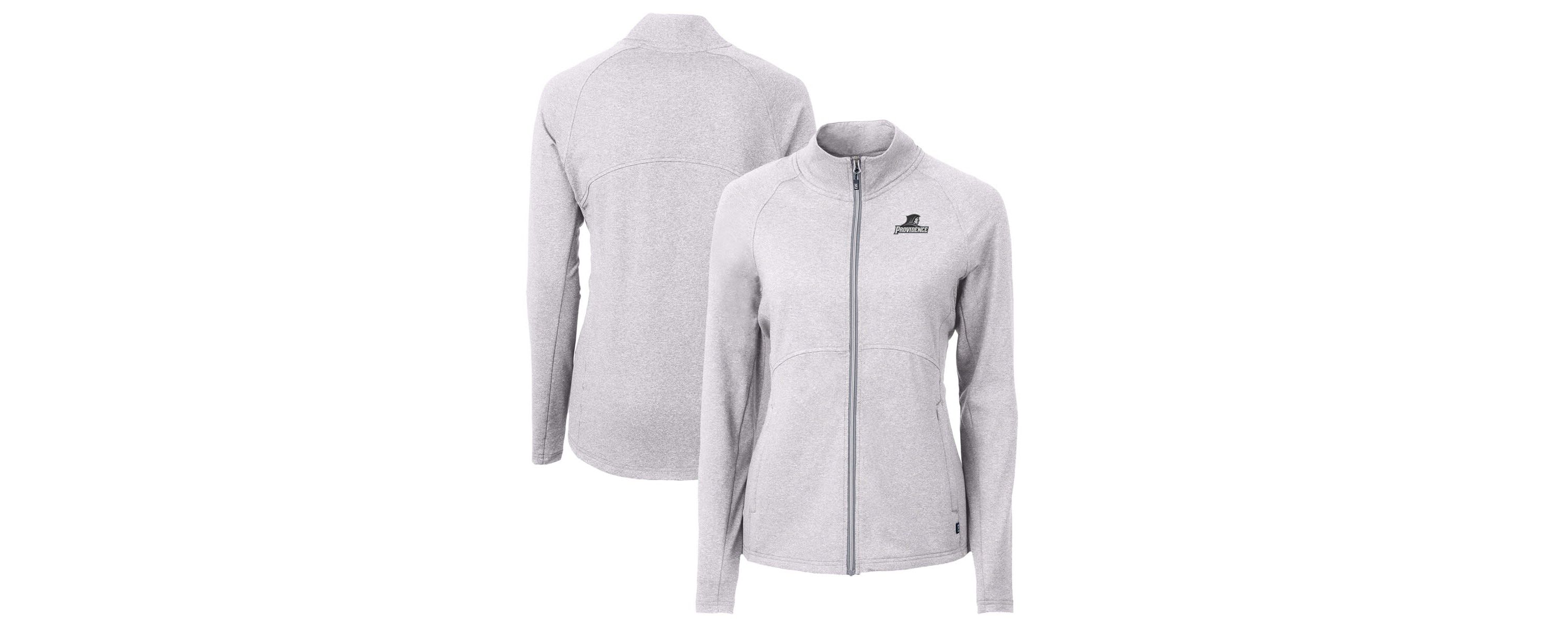 NCAA Heather Providence Friars Adapt Eco Knit Heather Recycled Full-Zip Jacket