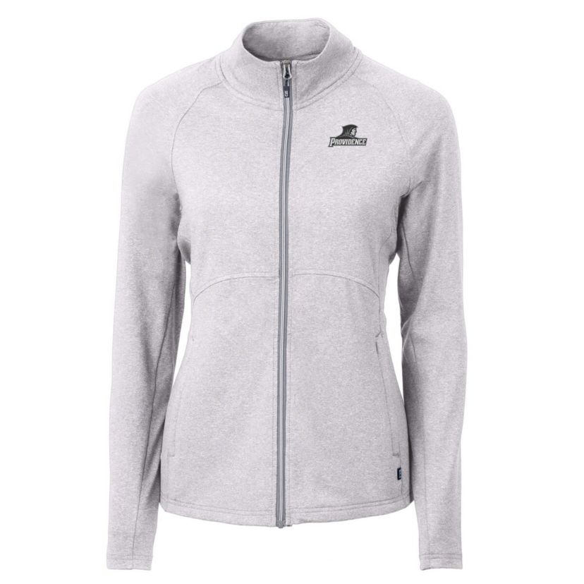 NCAA Heather Providence Friars Adapt Eco Knit Heather Recycled Full-Zip Jacket