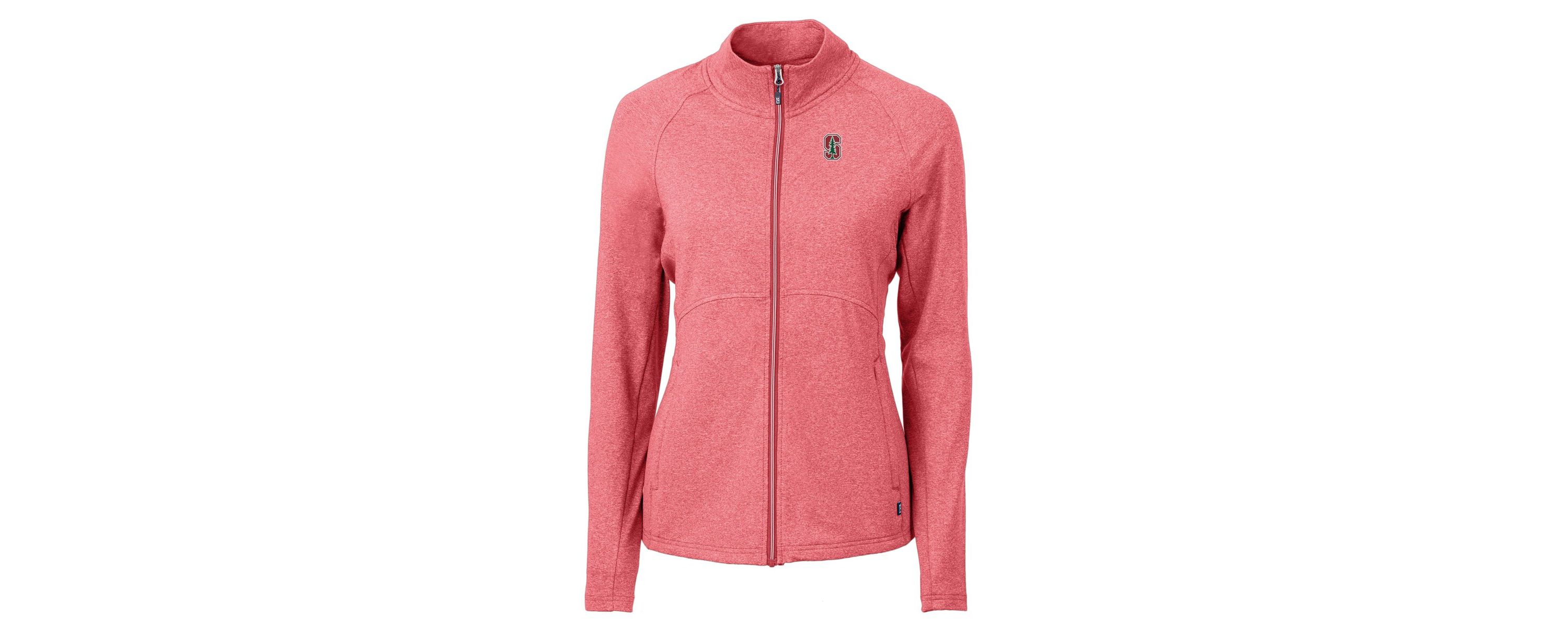 Stanford Cardinal NCAA Heather Stanford Adapt Eco Knit Heather Recycled Full-Zip Jacket