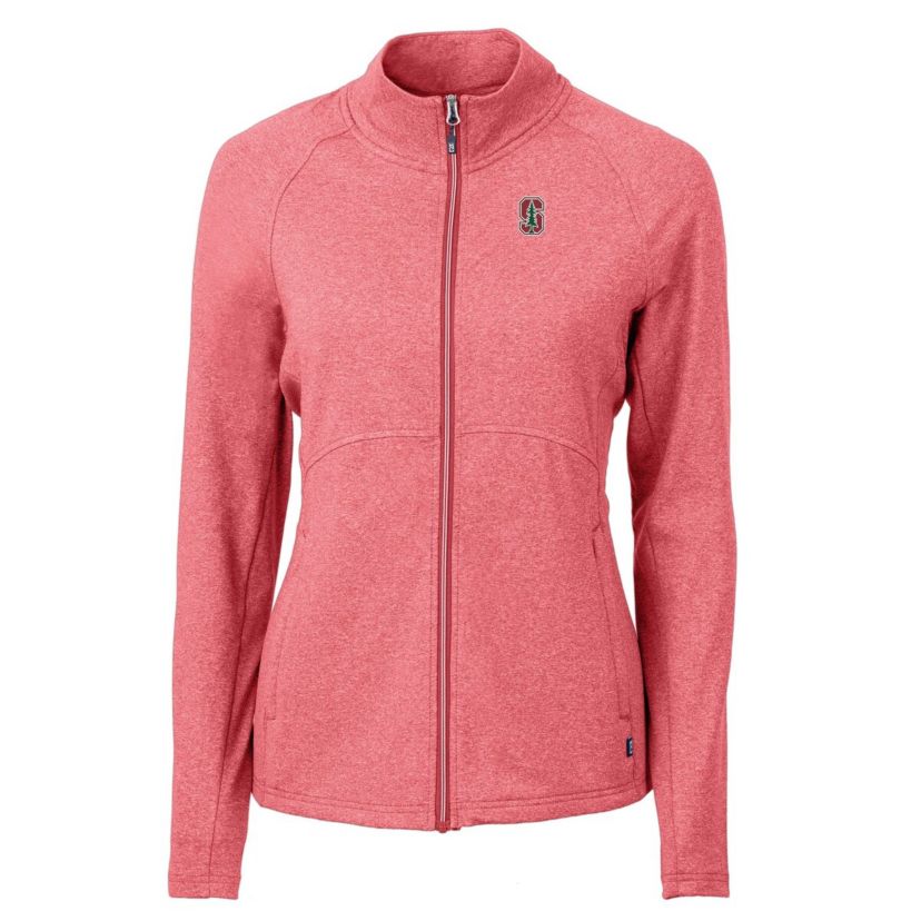 Stanford Cardinal NCAA Heather Stanford Adapt Eco Knit Heather Recycled Full-Zip Jacket