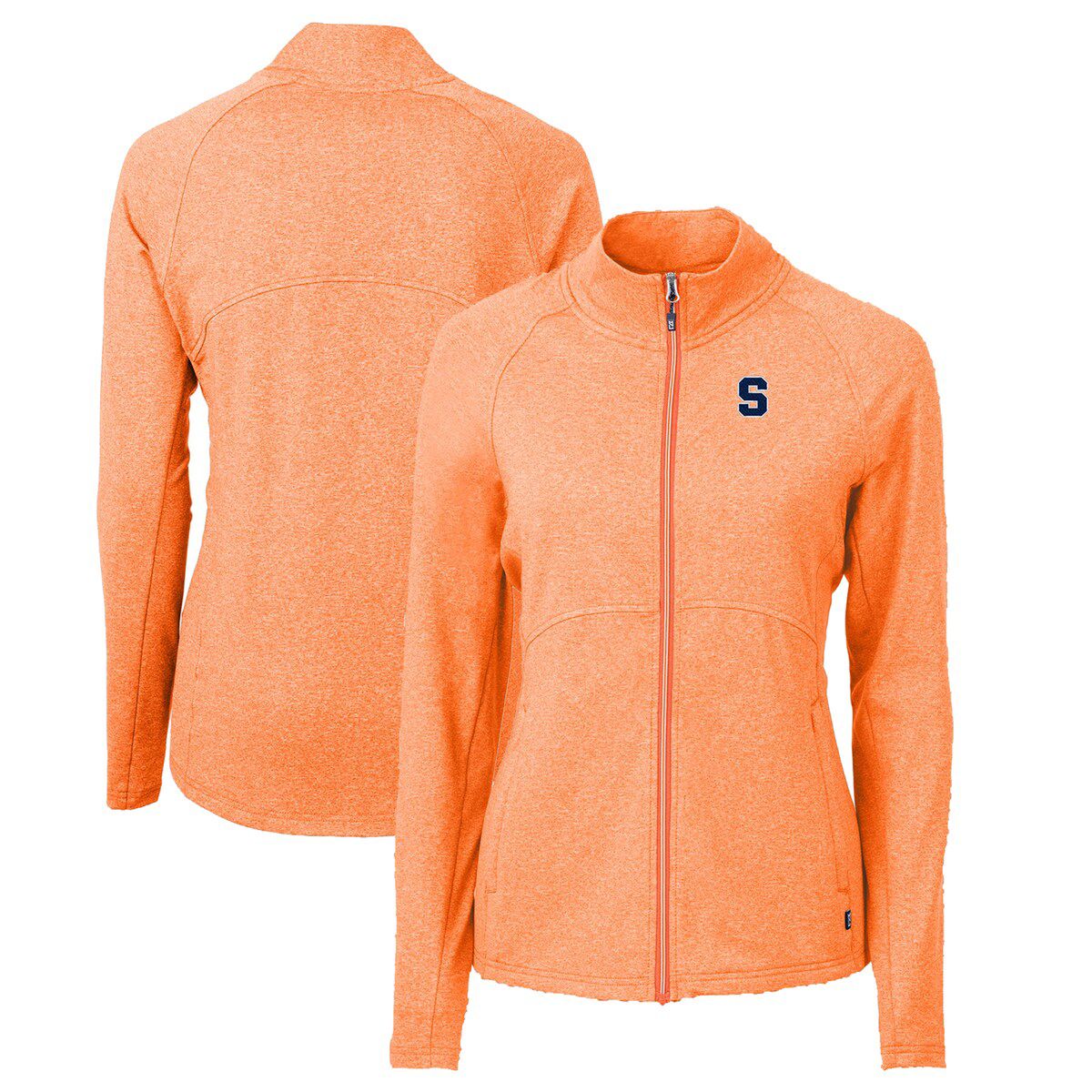 Syracuse Orange NCAA Heather Syracuse Adapt Eco Knit Heather Recycled Full-Zip Jacket