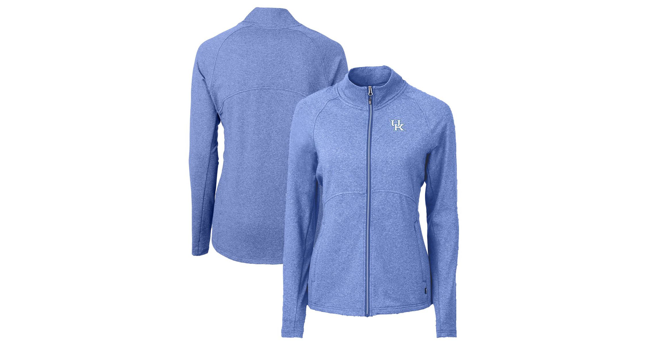 NCAA Heather Kentucky Wildcats Adapt Eco Knit Heather Recycled Full-Zip Jacket