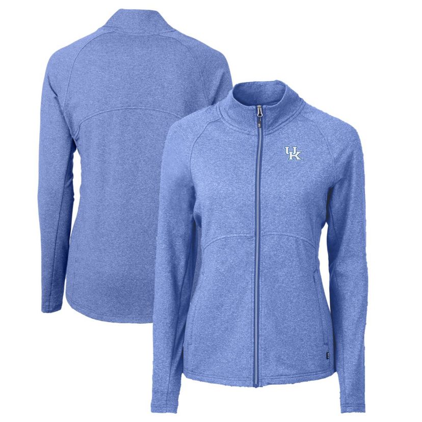 NCAA Heather Kentucky Wildcats Adapt Eco Knit Heather Recycled Full-Zip Jacket