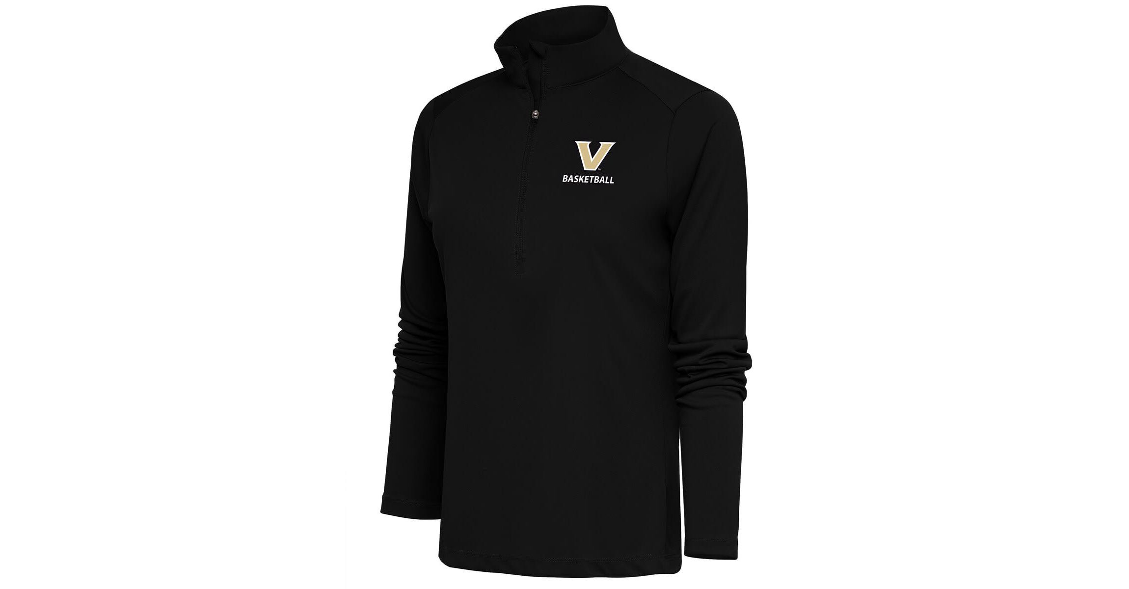 NCAA Vanderbilt Commodores Basketball Tribute Half-Zip Pullover Top