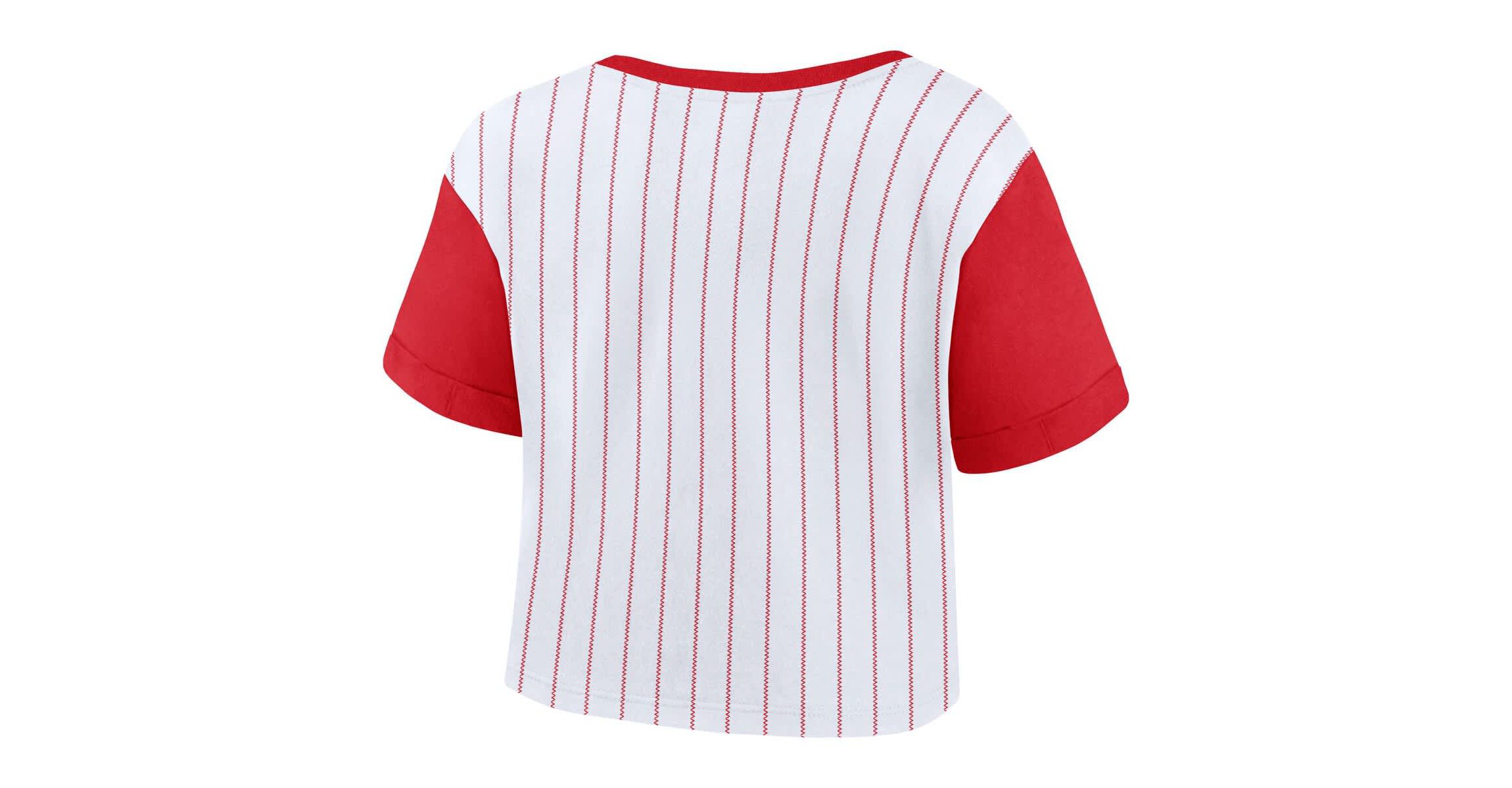MLB Fanatics St. Louis Cardinals Large Logo Cropped T-Shirt