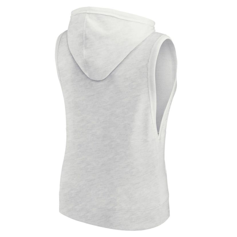 MLB Fanatics Los Angeles Dodgers Lounge Script Sleeveless Pullover Hoodie