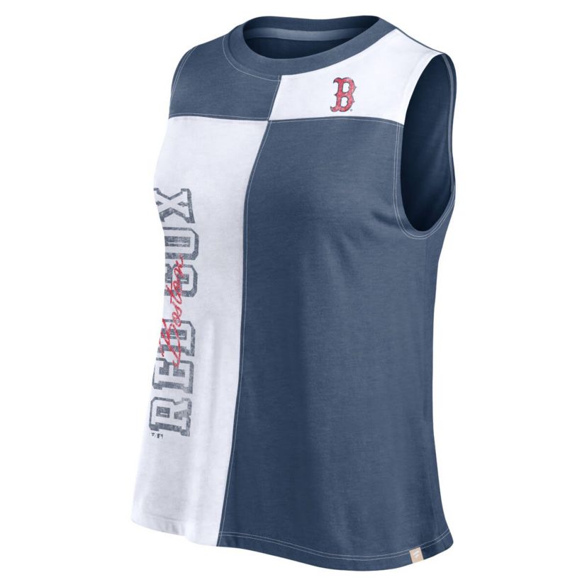 Boston Red Sox MLB Fanatics Boston Sox Color-Block Tank Top