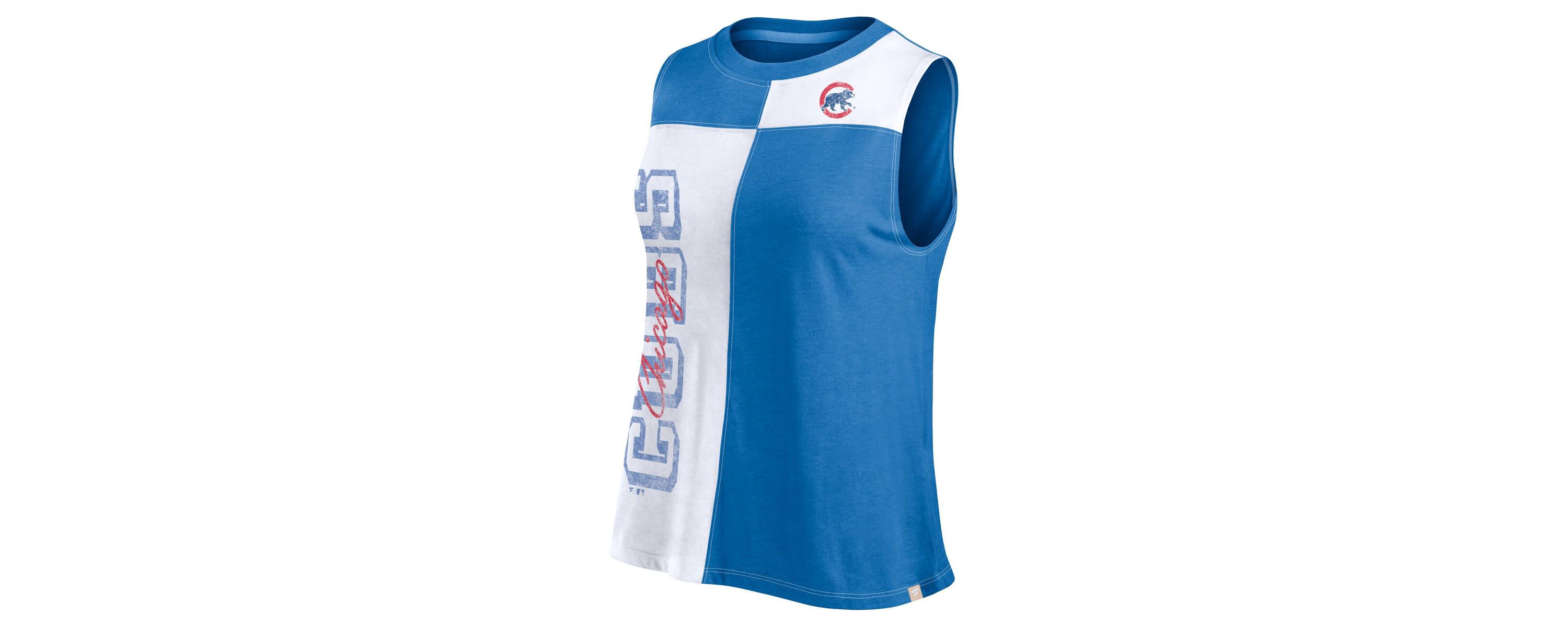 MLB Fanatics Chicago Cubs Color-Block Tank Top