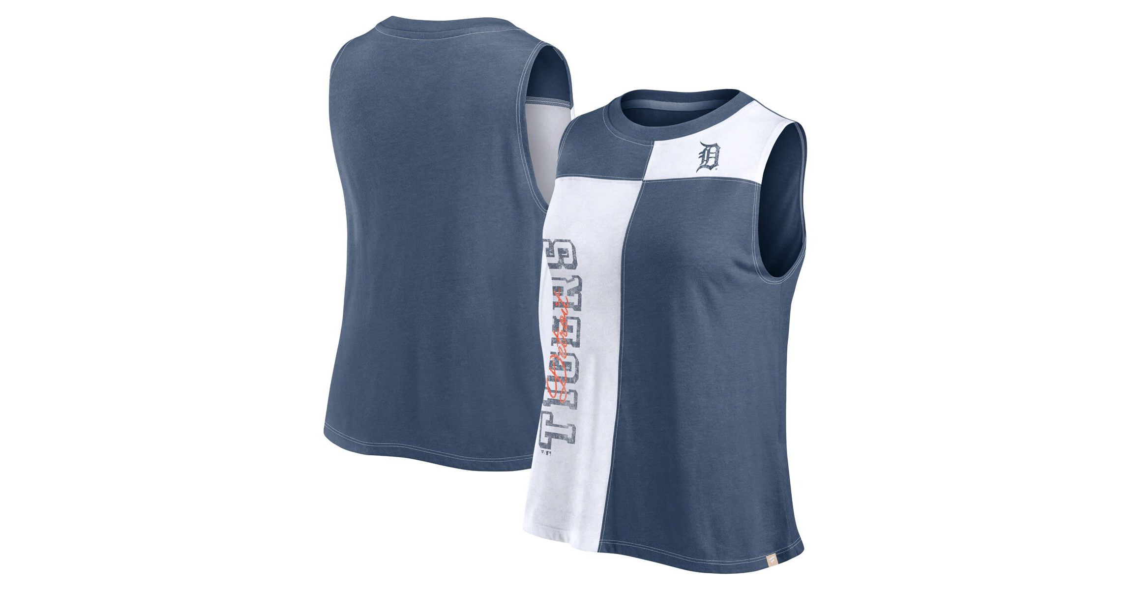 MLB Fanatics Detroit Tigers Color-Block Tank Top