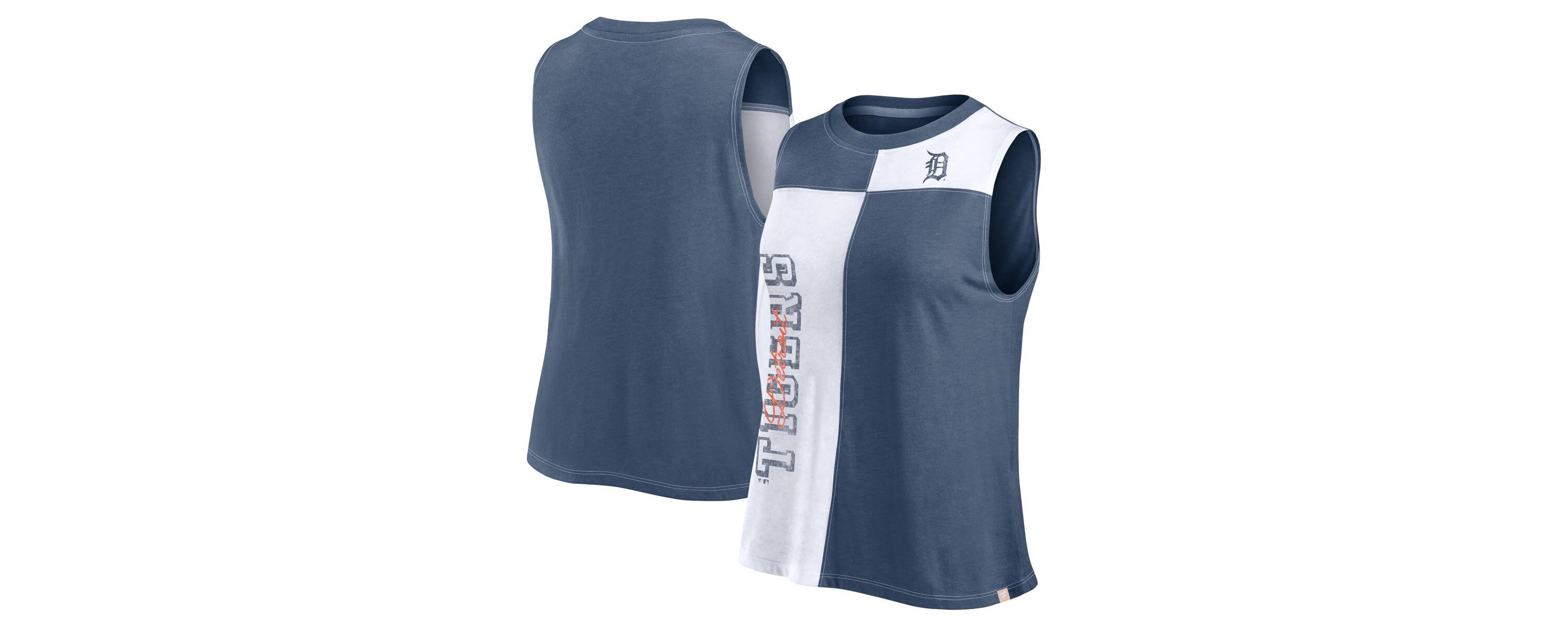 MLB Fanatics Detroit Tigers Color-Block Tank Top