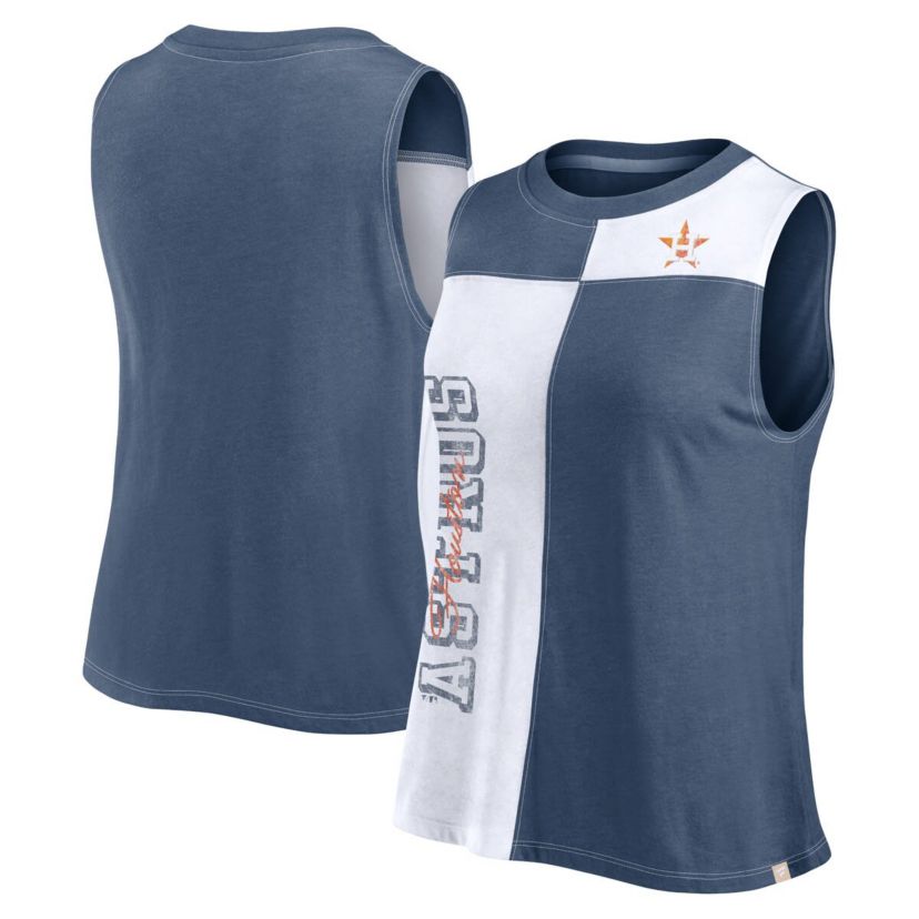 MLB Fanatics Houston Astros Color-Block Tank Top