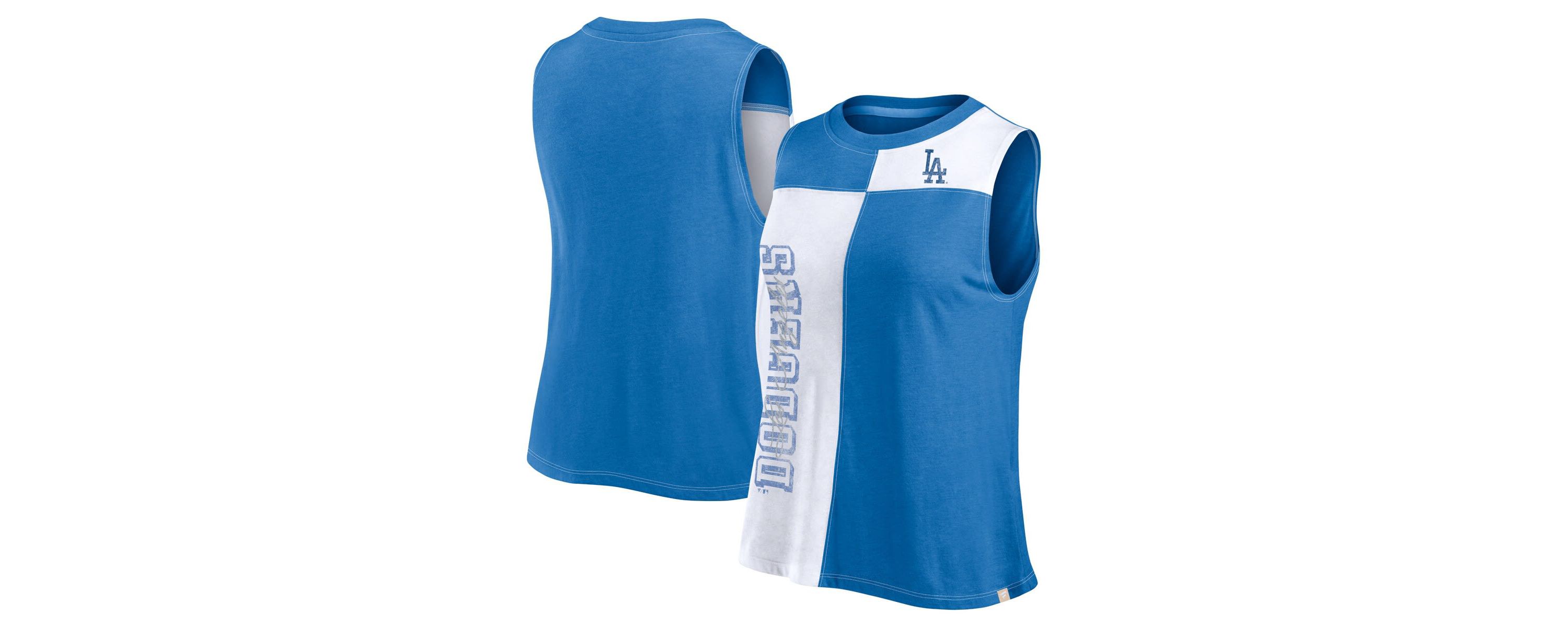 MLB Fanatics Los Angeles Dodgers Color-Block Tank Top