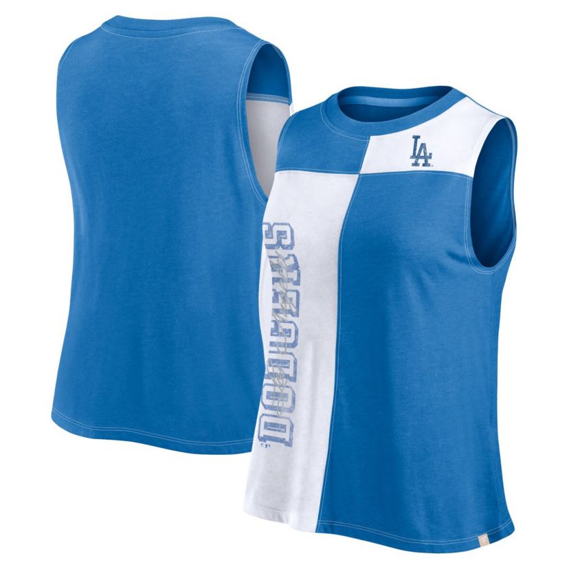 MLB Fanatics Los Angeles Dodgers Color-Block Tank Top