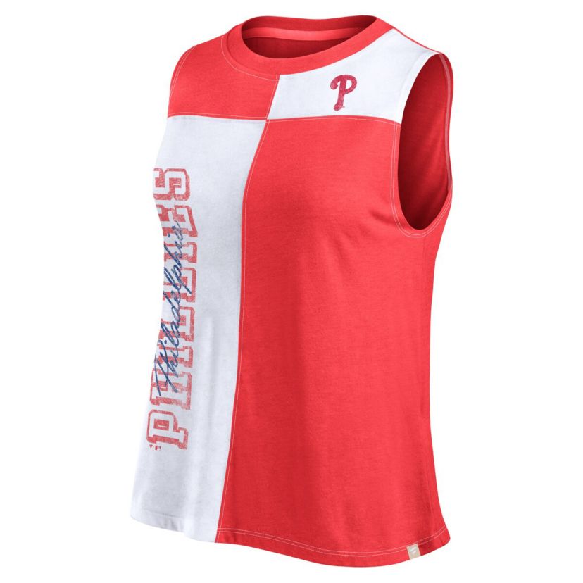 MLB Fanatics Philadelphia Phillies Color-Block Tank Top
