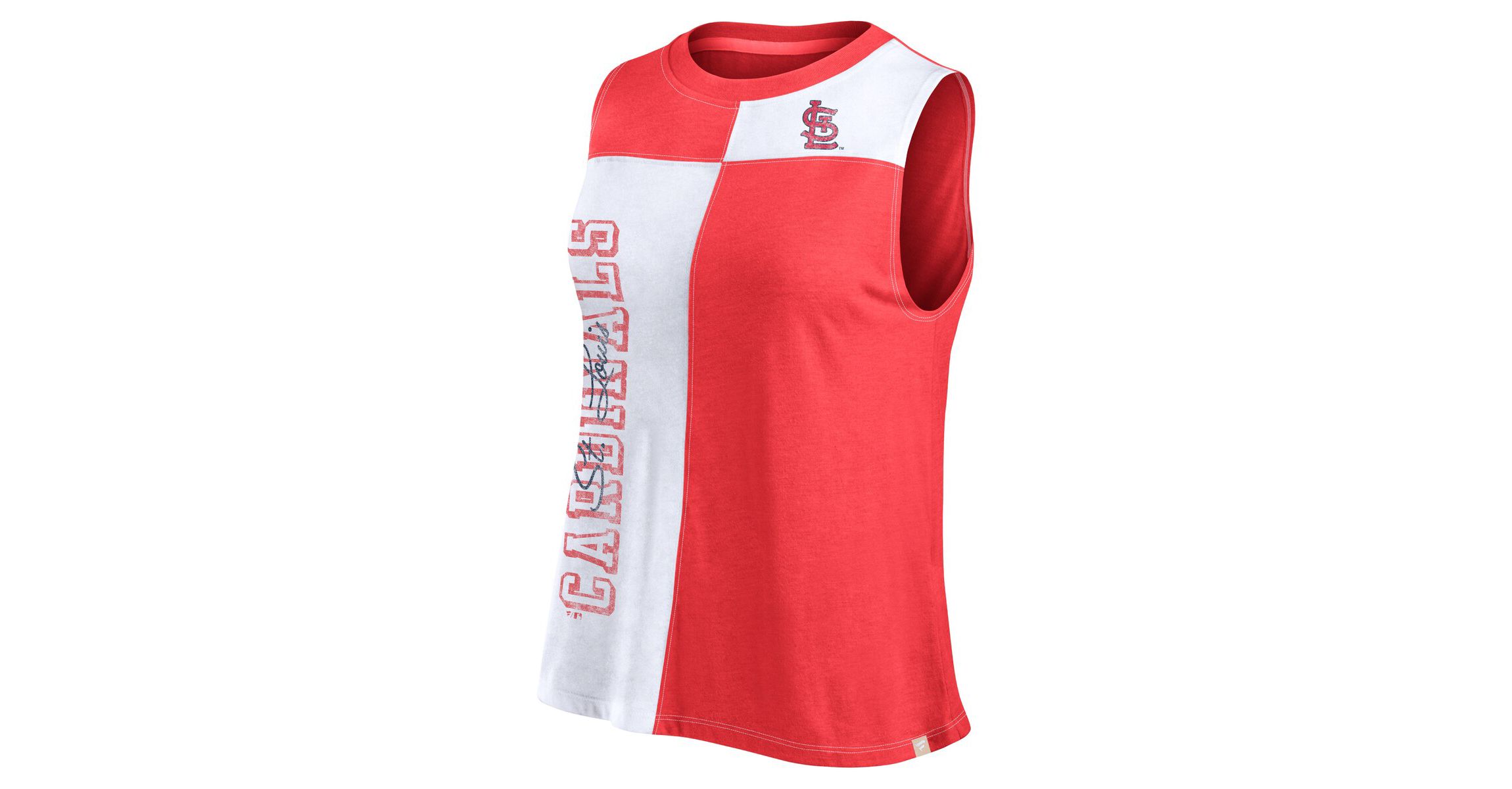 MLB Fanatics St. Louis Cardinals Color-Block Tank Top