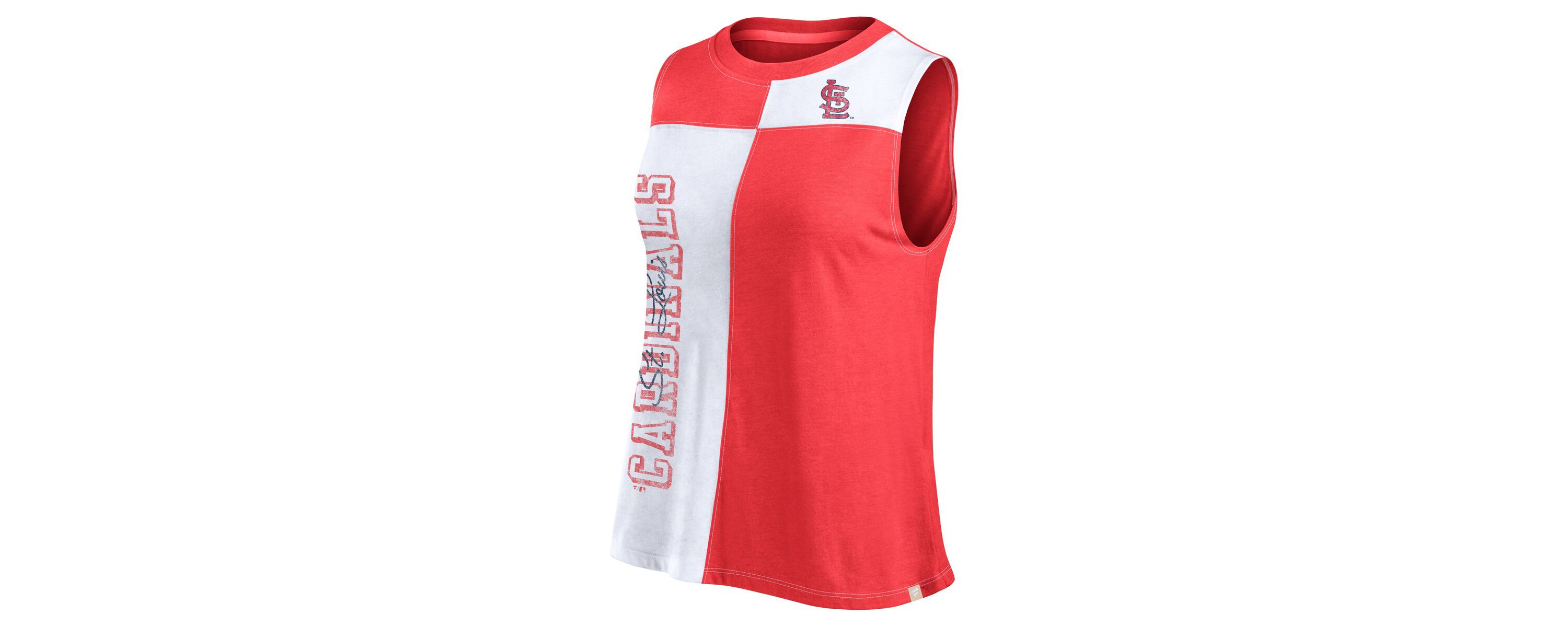 MLB Fanatics St. Louis Cardinals Color-Block Tank Top