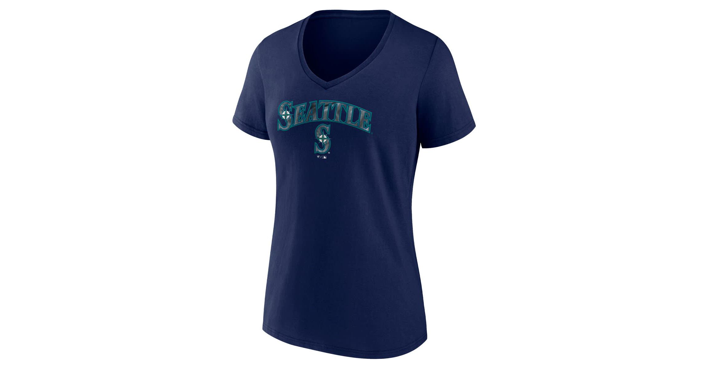 MLB Fanatics Seattle Mariners Shine Bright V-Neck T-Shirt
