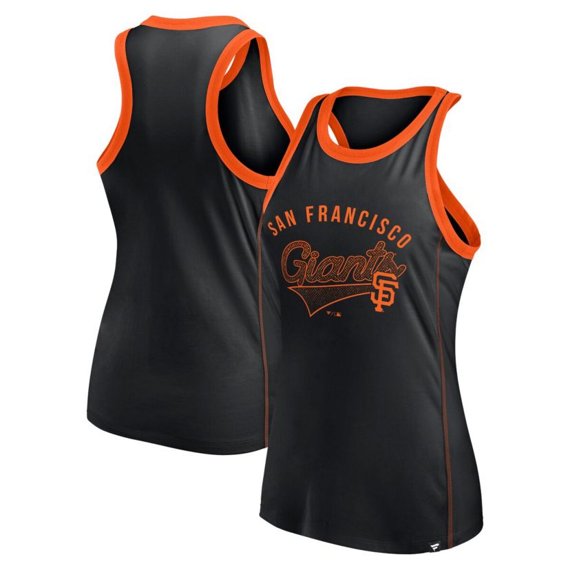 MLB Fanatics San Francisco Giants Tailsweep Fashion Racerback Rhinestone Tank Top