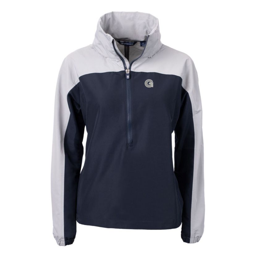 NCAA Georgetown Hoyas Charter Eco Recycled Half-Zip Anorak Jacket