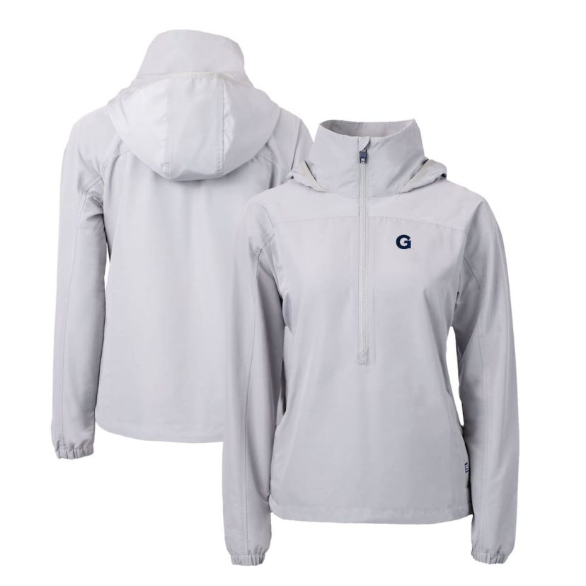 NCAA Georgetown Hoyas Charter Eco Recycled Half-Zip Anorak Jacket