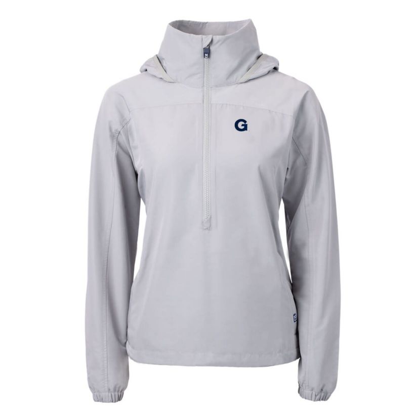 NCAA Georgetown Hoyas Charter Eco Recycled Half-Zip Anorak Jacket