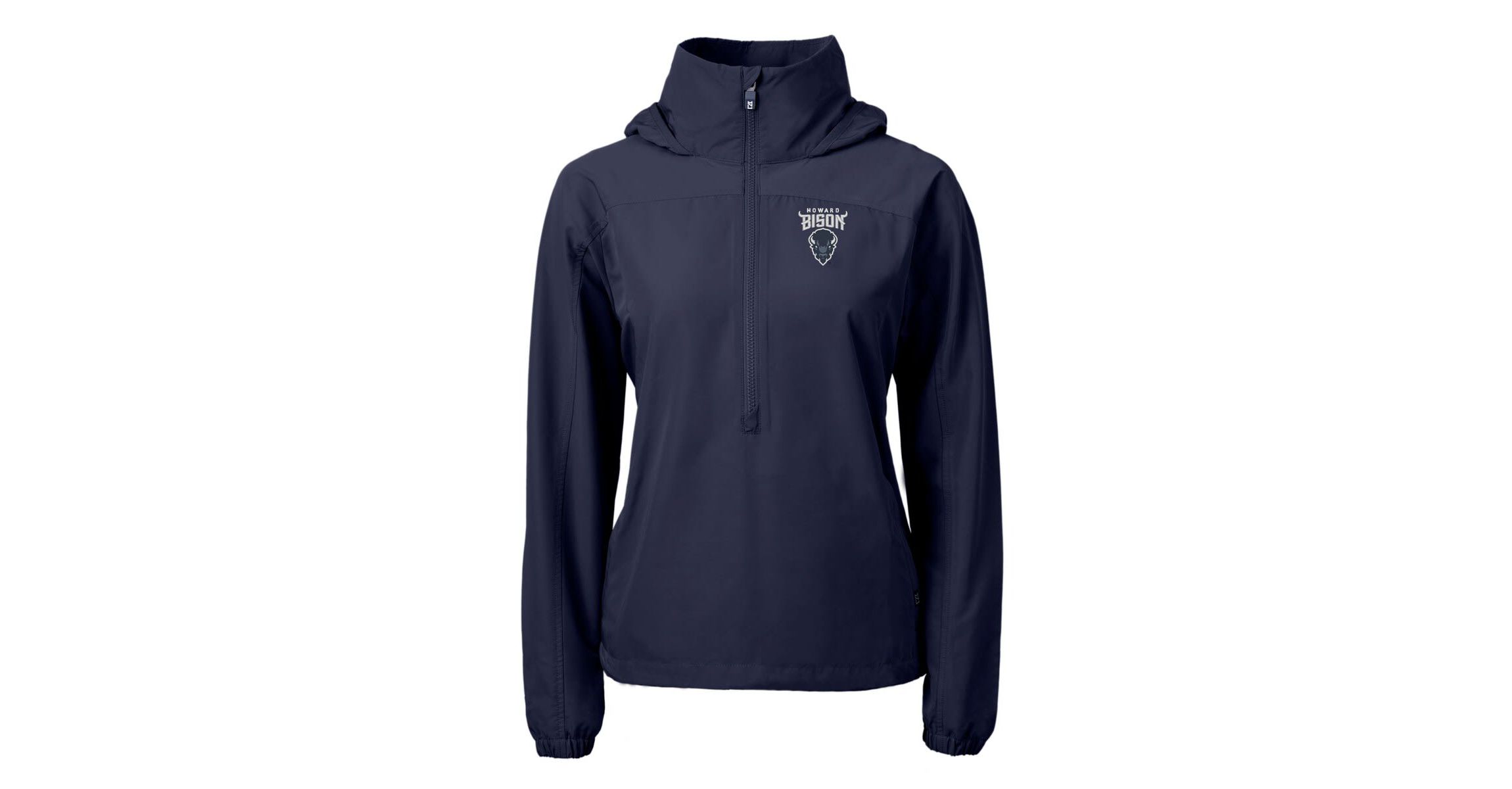 NCAA Howard Bison Charter Eco Recycled Half-Zip Anorak Jacket