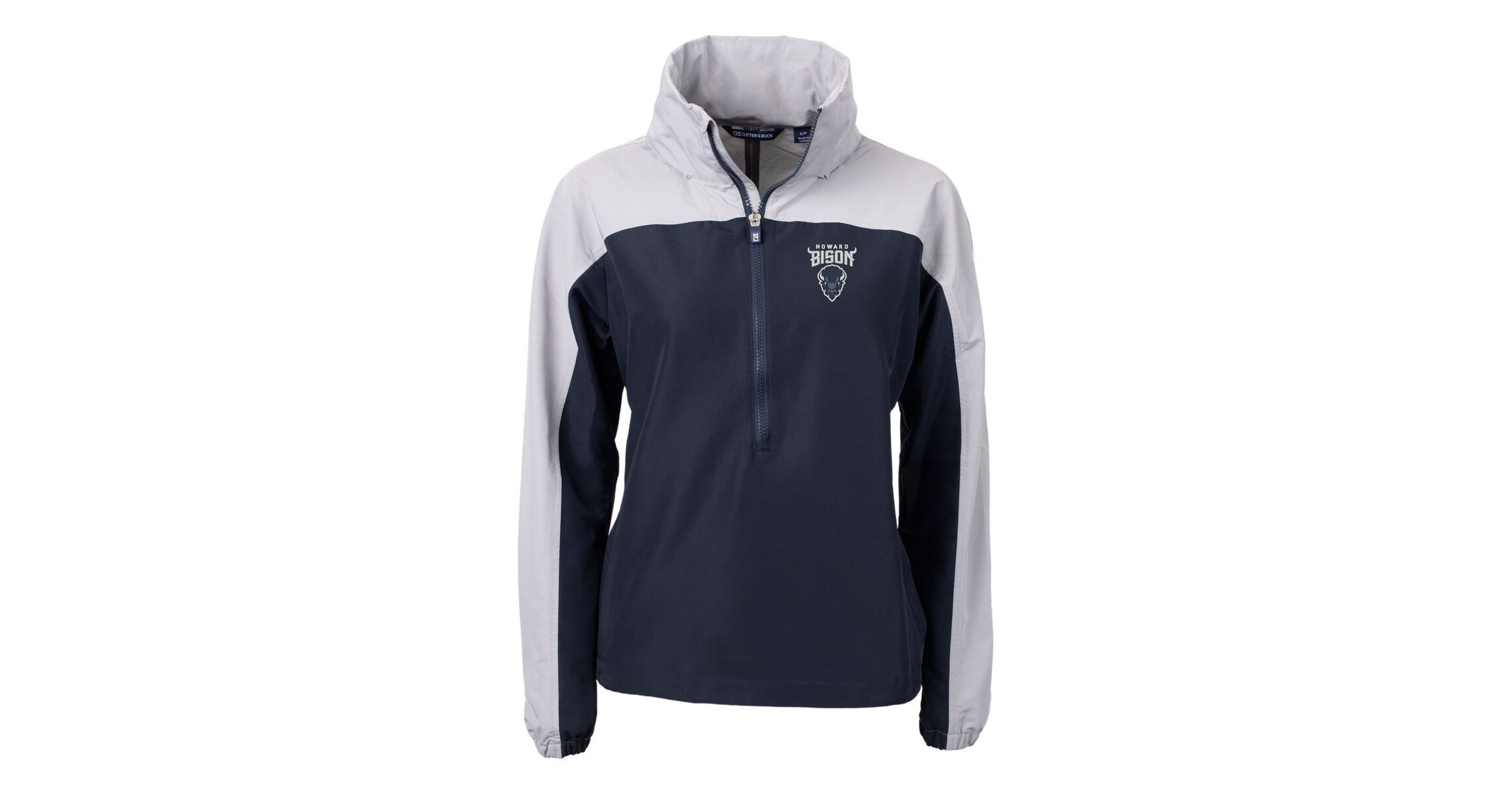 NCAA Howard Bison Charter Eco Recycled Half-Zip Anorak Jacket