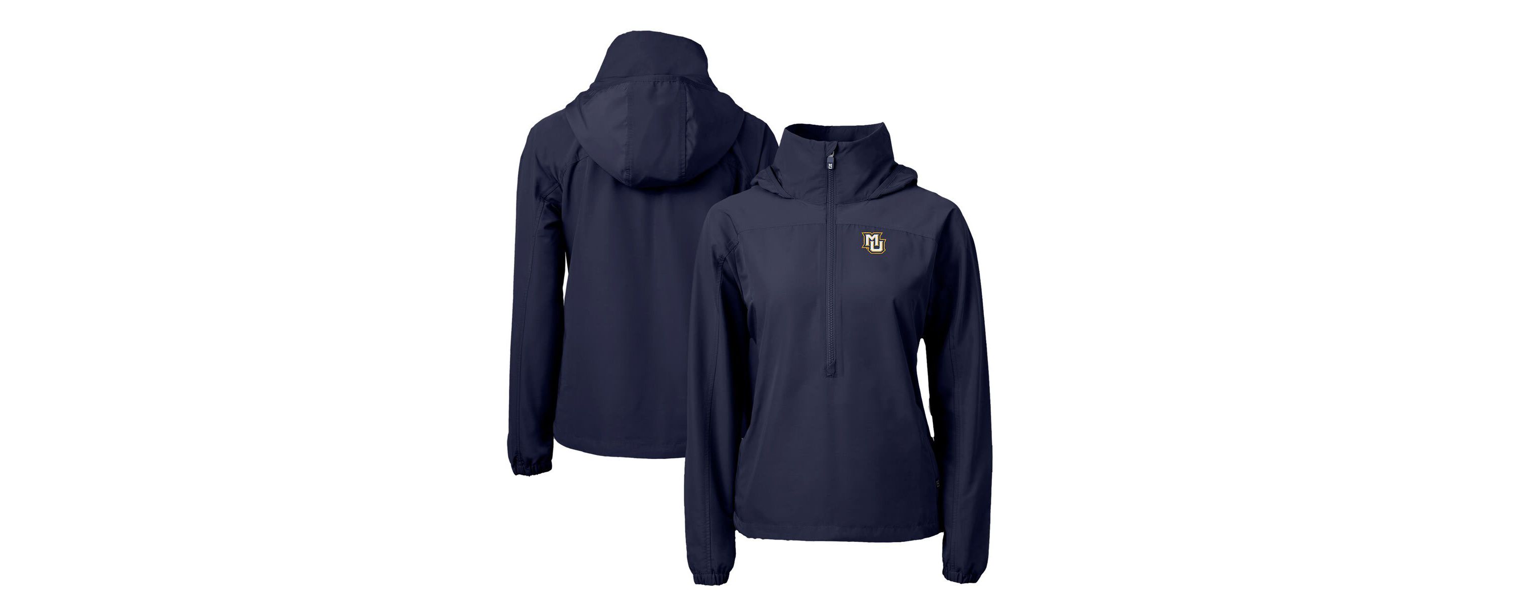 NCAA Marquette Golden Eagles Charter Eco Recycled Half-Zip Anorak Jacket