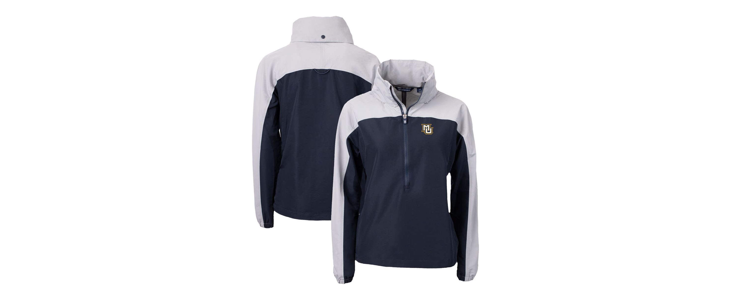 NCAA Marquette Golden Eagles Charter Eco Recycled Half-Zip Anorak Jacket