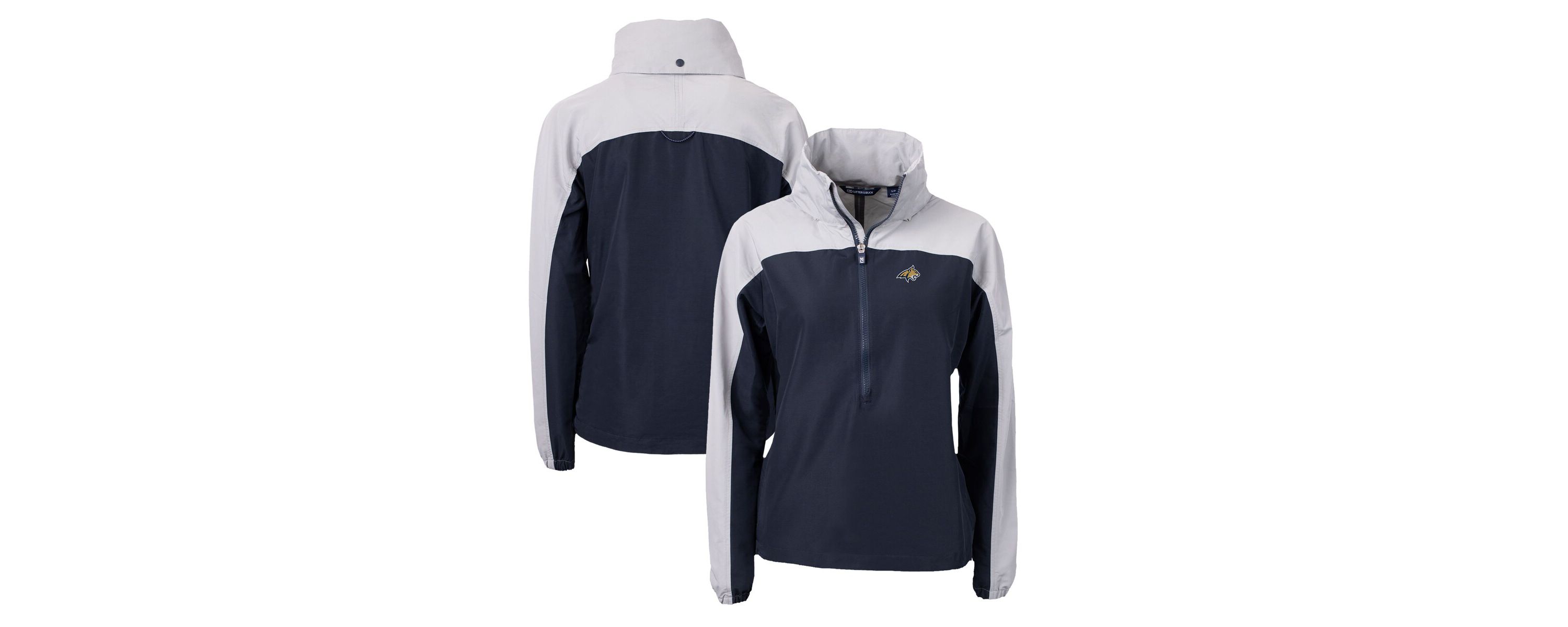 NCAA Montana State Bobcats Charter Eco Recycled Half-Zip Anorak Jacket